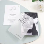 partecipazione matrimonio foto traslucida