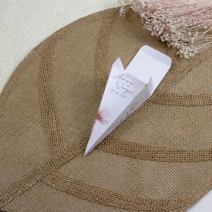 cono riso confetti modello pastello