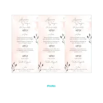 menu triangolo pastello