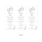 menu triangolo pearl