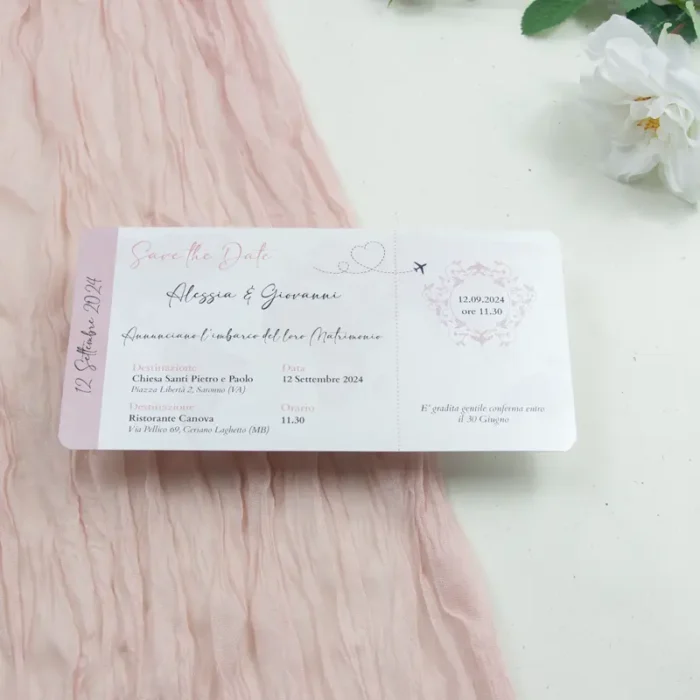 partecipazione biglietto aereo con passaporto tema viaggio partecipazione biglietto aereo con passaporto tema viaggio