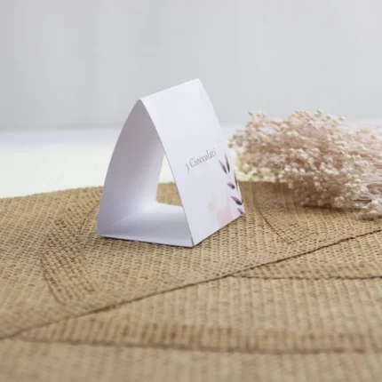 segnagusto confetti matrimonio modello pastello