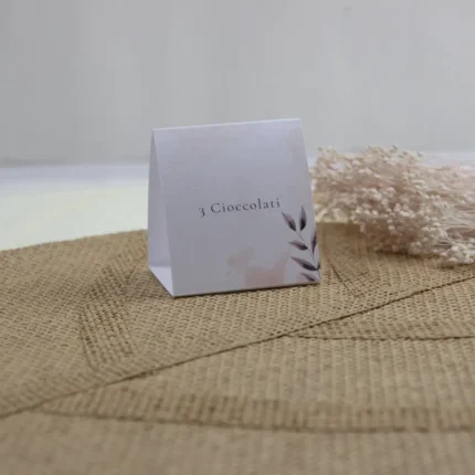 Segnagusto confetti modello pastello