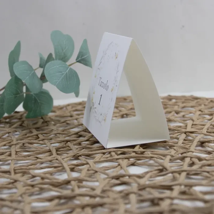 segnatavolo matrimonio modello fiori gialli segnatavolo matrimonio modello fiori gialli