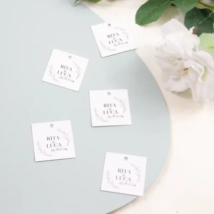 Tag quadrato modello pearl