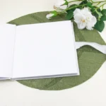 guest book quadrato pagine bianche