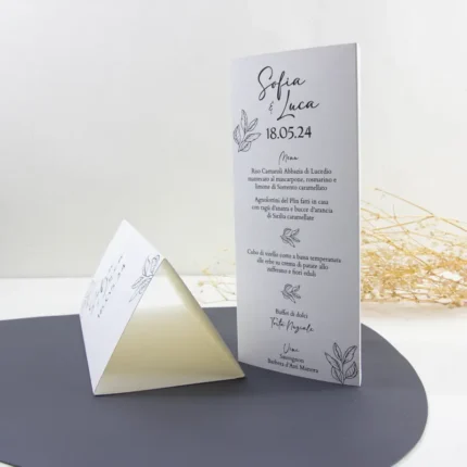 Menu triangolo modello essential