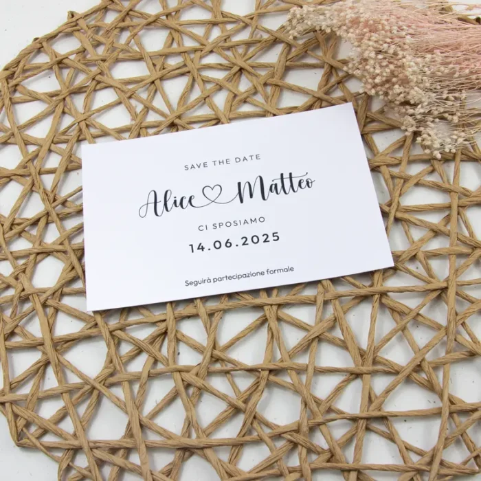 Save the Date minimal Save the Date minimal