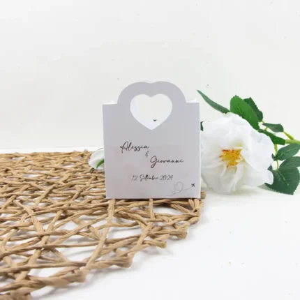 Scatoletta portaconfetti LOVE modello aereo