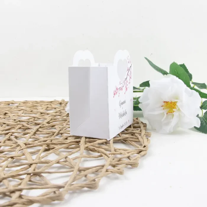scatolette portaconfetti love wedding ciliegio