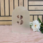 Segnatavolo in plexiglass con numero specchiato