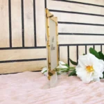 Segnatavolo plexiglass con cornice specchiata