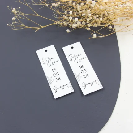 Tag rettangolare modello essential