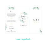 menu segnatavolo eucalipto