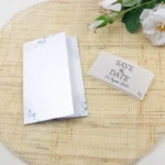 Partecipazione save the date modello eucalipto