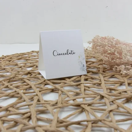 Segnagusto confetti modello eucalipto