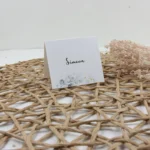 Segnaposto matrimonio modello eucalipto