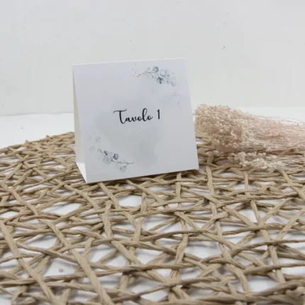 Segnatavolo modello eucalipto