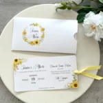 Partecipazione Matilda modello Girasole