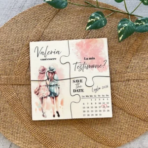 puzzle vuoi essere la mia testimone