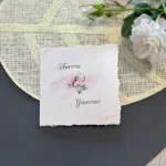 Partecipazione Classic con bordi sfilacciati