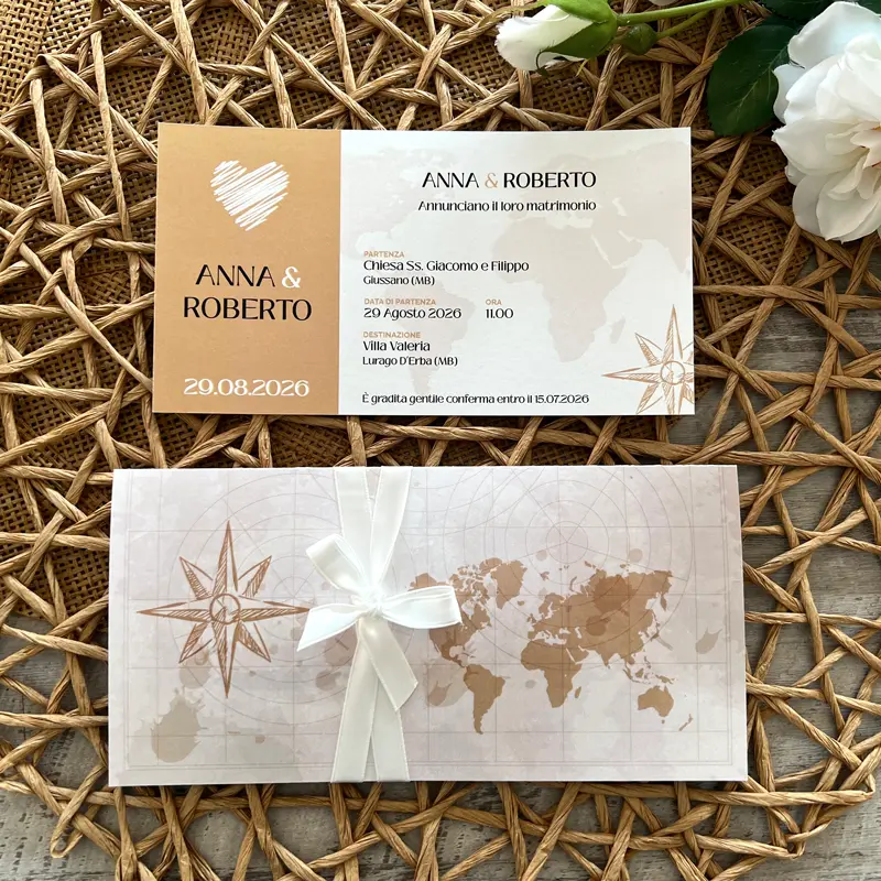 Partecipazione custodia e biglietto aereo