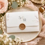 partecipazione matrimonio a busta incanto botanico