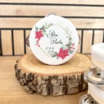 Tamburelli Matrimonio personalizzati stelle di Natale
